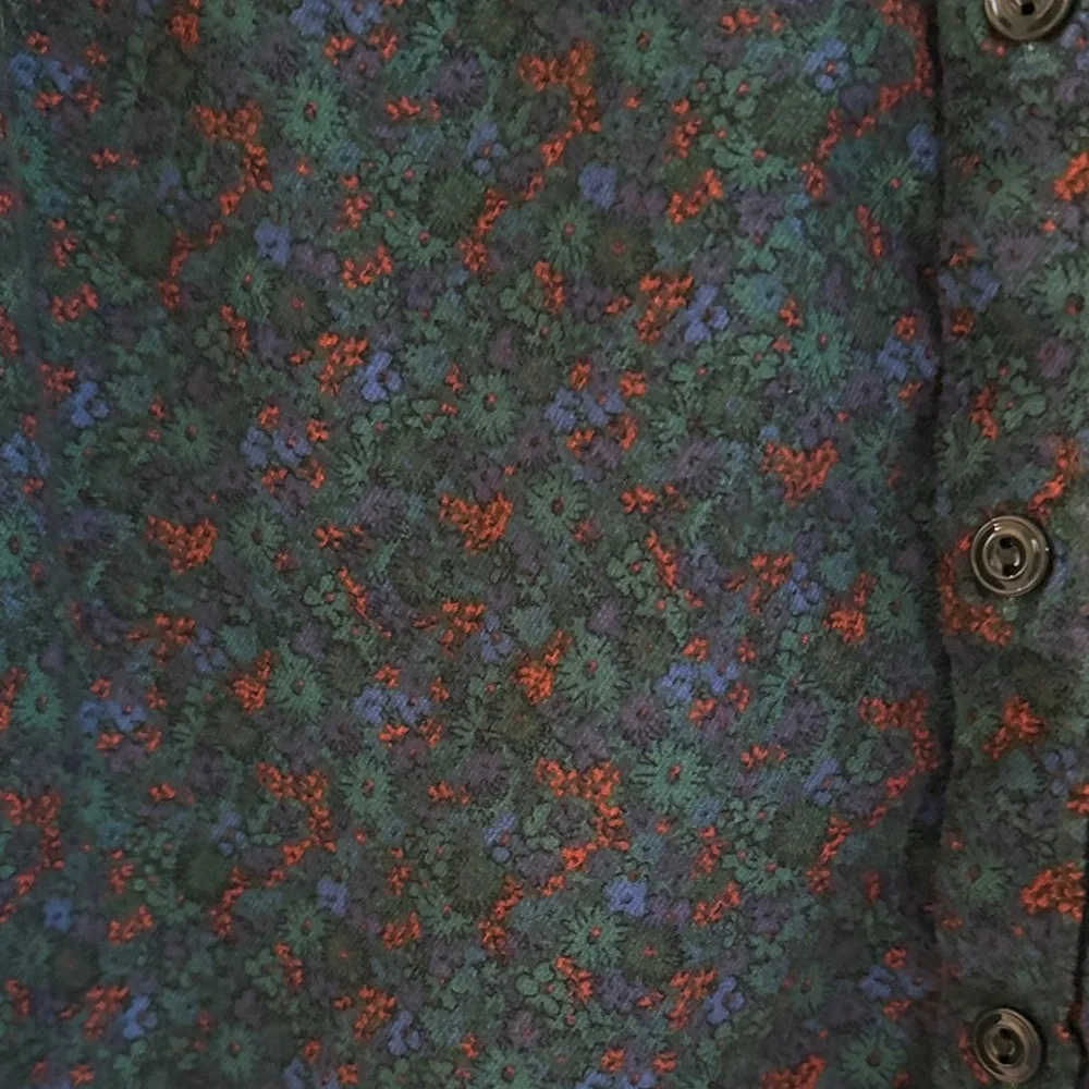 J. Crew Men's Dark‎ Floral Button Down Shirt